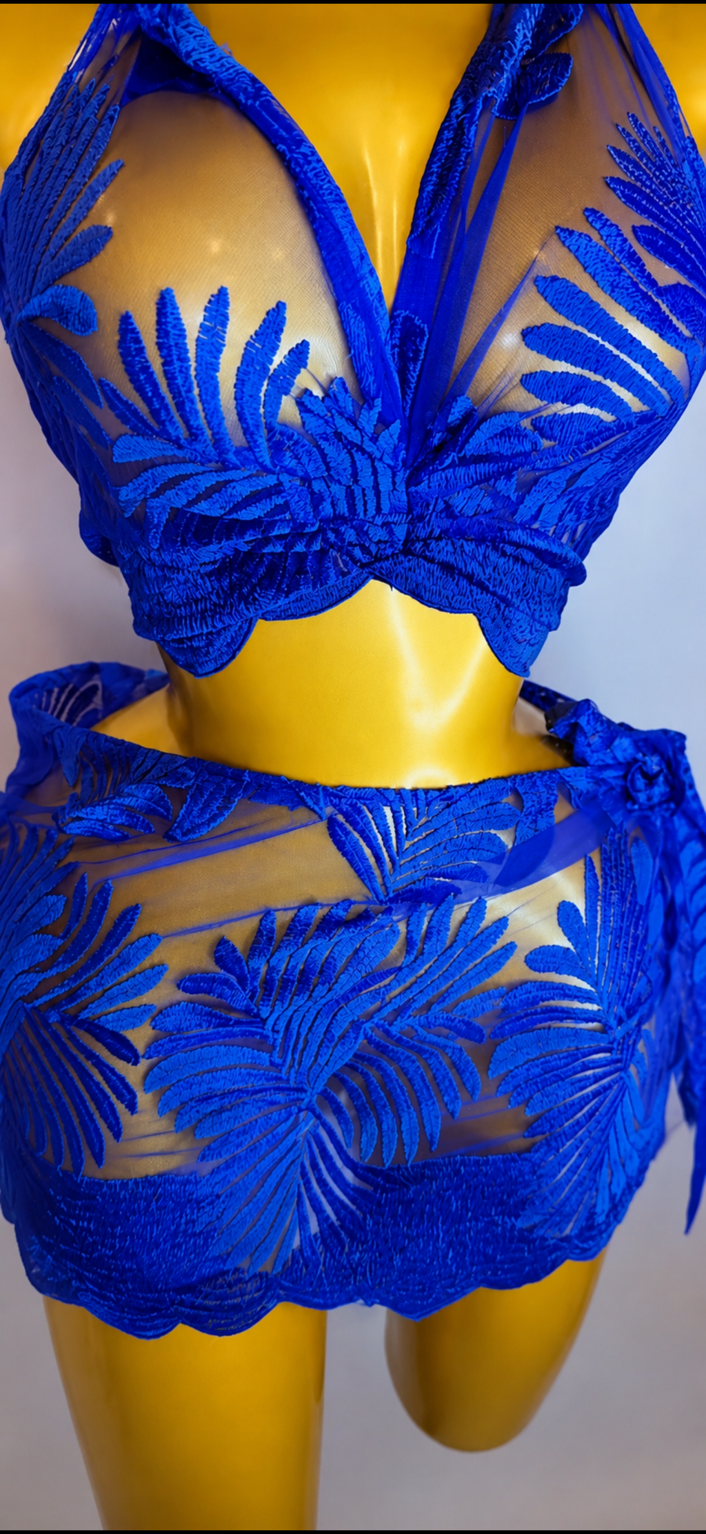 ensemble bleu royal