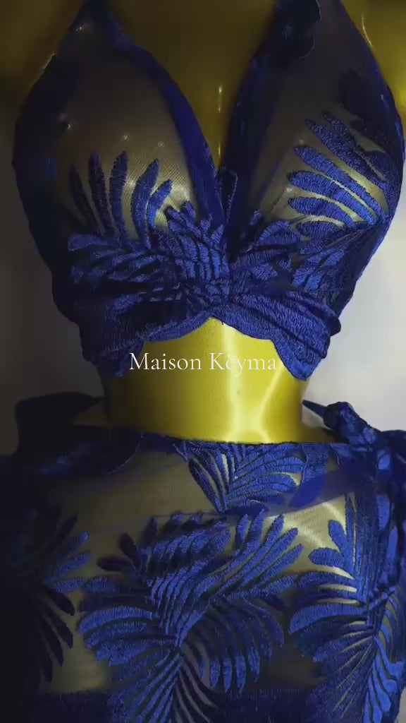ensemble bleu royal